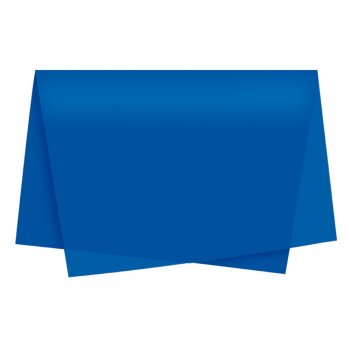 Papel de Seda 50x70cm Azul - 100 folhas