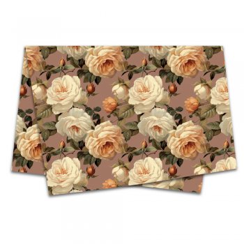 Papel de Seda Decorado 50x70cm Giullia - pacote com 50 unidades