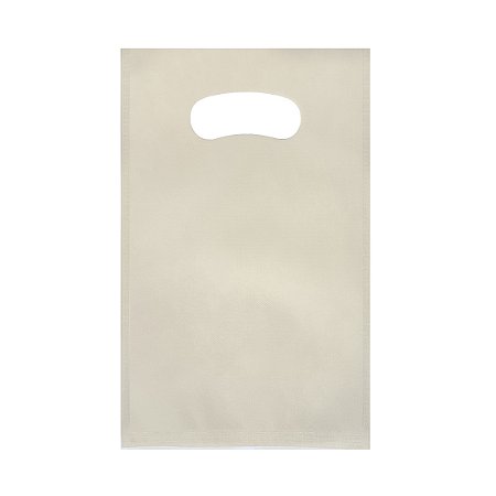Sacola em TNT Boca Vazada BRANCA - pacote com 10 unidades