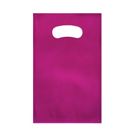 Sacola em TNT Boca Vazada PINK - pacote com 10 unidades