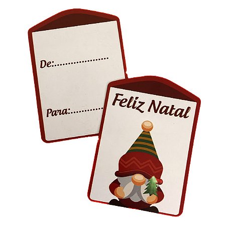 TAG Decorativa Duende De Para - Pacote com 10 unidades
