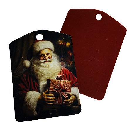 TAG Decorativa Noel Clássico - Pacote com 10 unidades