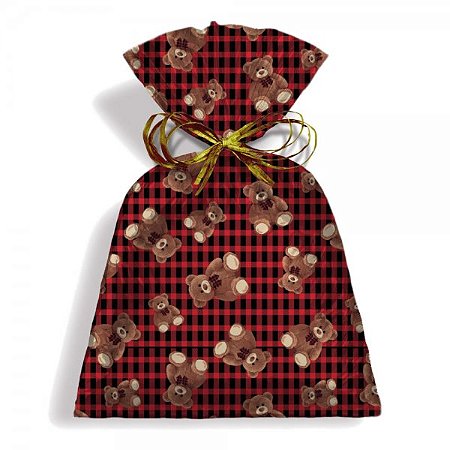 Saco Perolado para Presente Urso Teddy