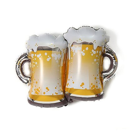 Balão Metalizado Chopp Duplo
