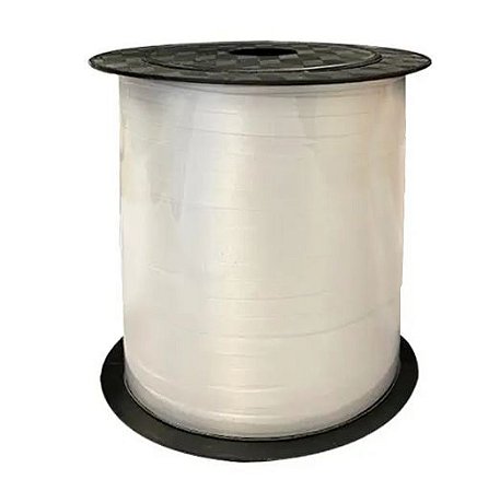 Fitilho Plástico Decorativo 5mm x 200m Branco