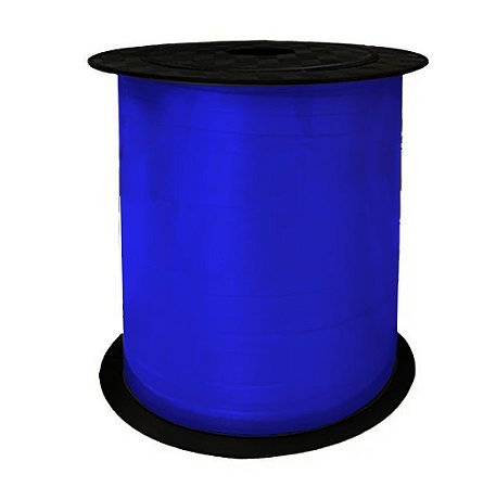 Fitilho Plástico Decorativo 5mm x 200m Azul