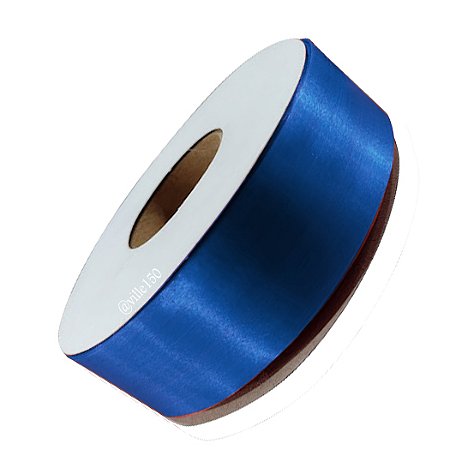 Fita Plástica 30mmx50m Azul