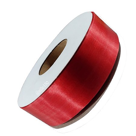 Fita Plástica 30mmx50m Vermelho