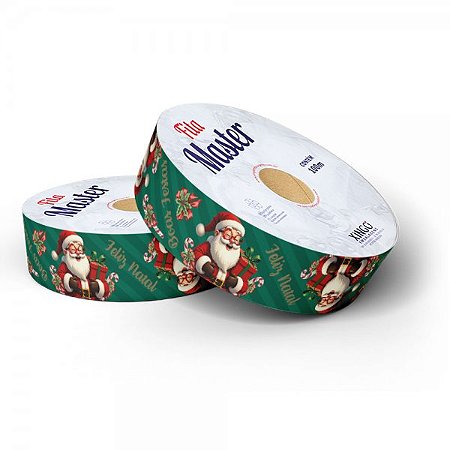 Fita Plástica Decorada 32mm x 100m Master Doce Natal