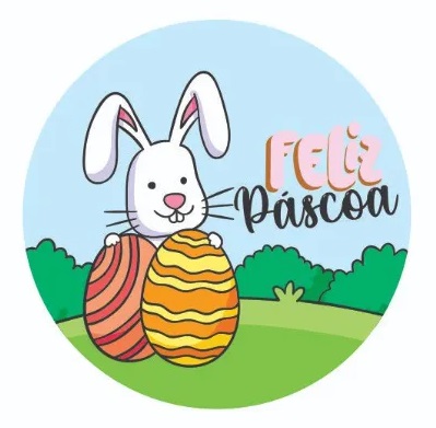 Etiqueta Adesiva Coelhos Sortidos pacote com 60 unidades