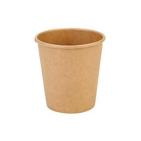 Copo de Papel Kraft 120ml - Pacote com 40 unidades