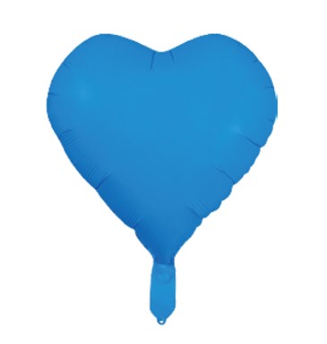 Balão Neon 18 Coração Azul