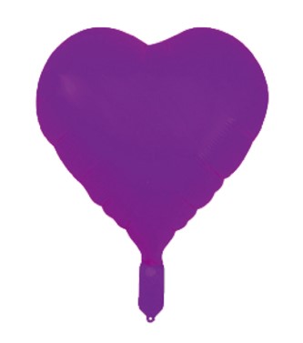 Balão Neon 18 Coração Roxo