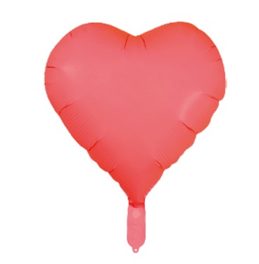 Balão Neon 18 Coração Rosa Bebê