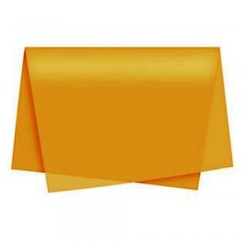 Papel de Seda 50x70cm Laranja - 10 folhas