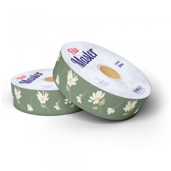 Fita Plástica Decorada 32mmx100m Master Daisy