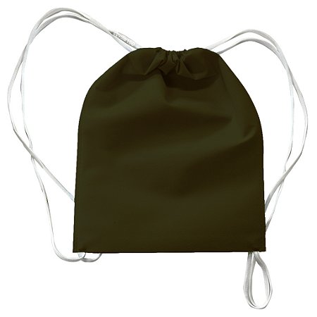 Mochila em TNT 25x35cm Marrom - pacote com 5 unidades