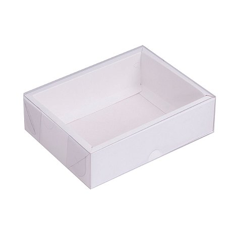 Caixa Moldura 02 Retangular com Tampa Transparente 15,5x11,0x4,0cm