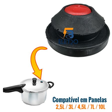 Selo Repetitivo de Segurança para Panela de Pressão Litros Clock / Fortaleza / Panelux / Globo / Panex / Eirilar ( 2,5L, 3L, 4,5L, 7L )