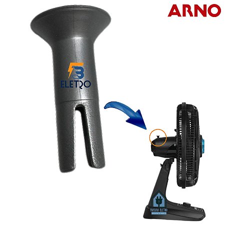 ￼Botão Pino de Oscilação Ventilador Arno 40cm Original - VF40 / VF41 / VF49 / VF55 / VU40 / VU41 / VD40 / VD55 CINZA