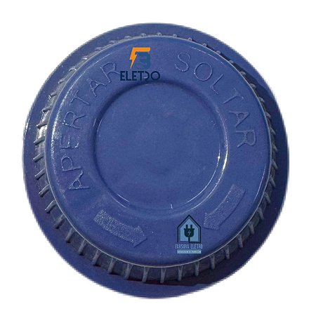 Porca Botão Trava Hélice Azul para Ventilador Mondial 30cm 40cm 50cm ( Maxxi, Turbo 6, Turbo 8 e 10 Pás )