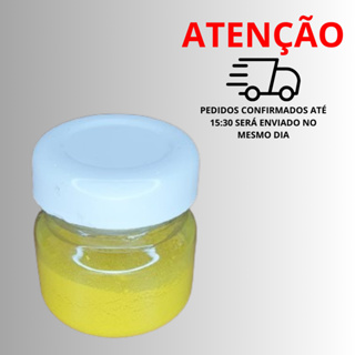 Pigmento em pó amarelo para resina epoxi / velas 15 gramas