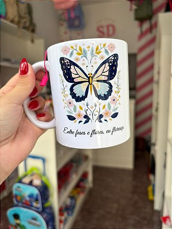 Caneca borboleta