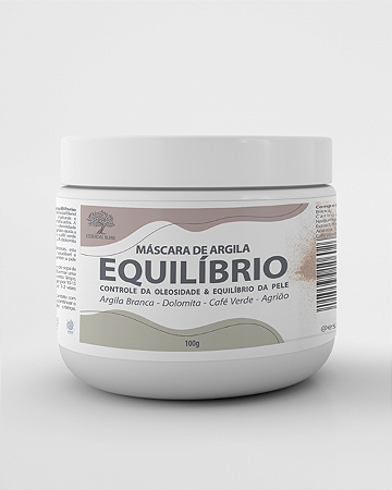 Máscara em pó Equilíbrio - Controle da oleosidade & equilíbrio da pele - Essencial Blend 100g