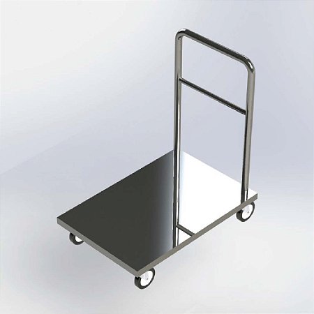 Carro Plataforma em Aço Inox