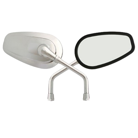 RETROVISOR MODELO HARLEY DAVIDSON CROMADO ESPELHO CONVEXO