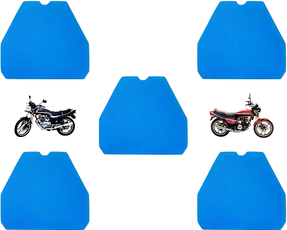 FILTRO DE AR HONDA CB 400 HONDA CB 450 - 05 UNIDADES