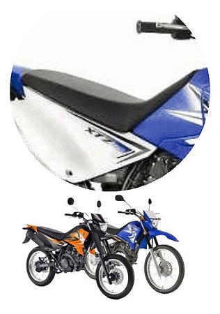 Capa De Banco Yamaha Xtz 125 2003 A 2012 Preto Preto