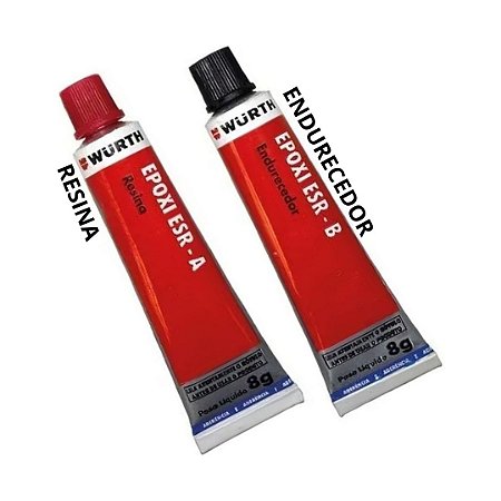 Adesivo Epoxi Liquido Multiuso 16g Wurth Vidro Ferro Metal