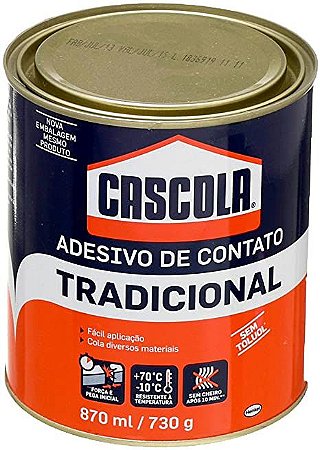 Adesivo Cola De Contato Sapateiro Cascola 730g / 870ml