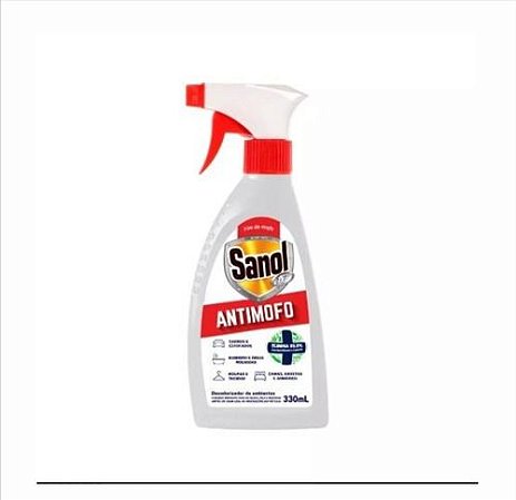 Anti Mofo Desodorizador Ambientes Sanol 330ml Pulverizador