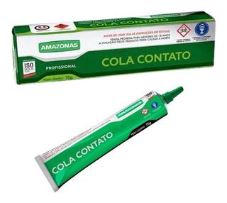 Cola Contato 75g Amazonas Sola Sapato Tenis Bolsa Couro Profissional