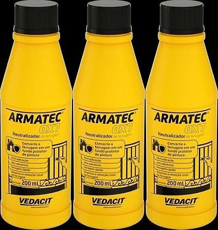 Convertedor De Ferrugem 500 Ml - Armatec Ox7 Vedacit