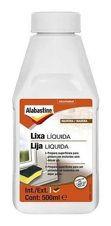 Lixa Líquida 500ml Madeiras E Metais Alabastine Coral