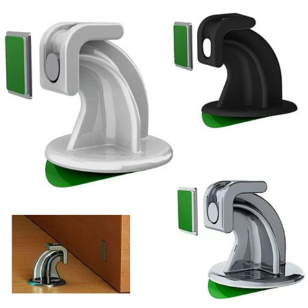 Prendedor Fixador Trava Portas Magnético Adesivo Div Cores