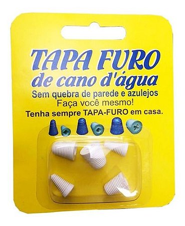 Tapa Furo Para Cano De Água 5 Medidas