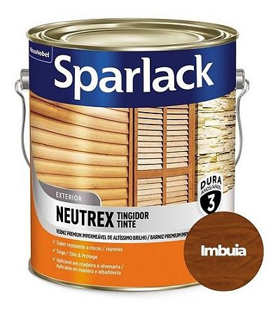 Verniz Sparlack Neutrex Brilhante Imbuia Galão 3,6 Litros