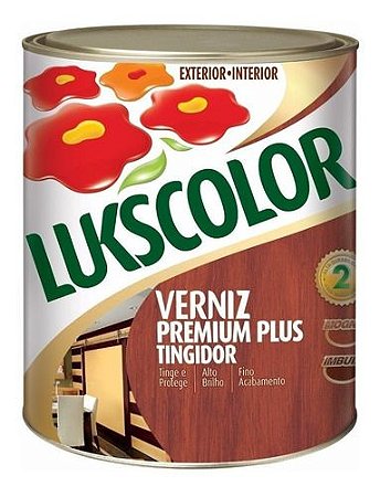 Verniz Tingidor Para Madeira Lukscolor Mogno 900ml