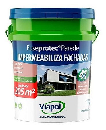 Viaflex Parede Tinta Impermea 18kg Branco - Viapol Vedapren