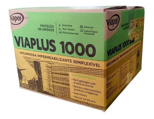 Viaplus 1000 Viaplus Top 18kg - Impermeabilizante Viapol