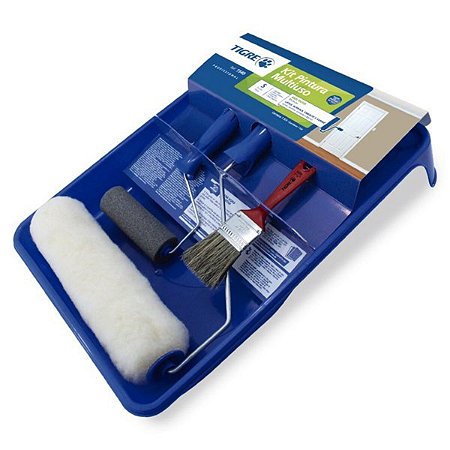 Kit Pintura Profissional Multiuso Bandeja 5pçs Tigre