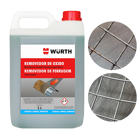 Removedor De Ferrugem Óxido Antioxidante Corrosão 5lt Wurth