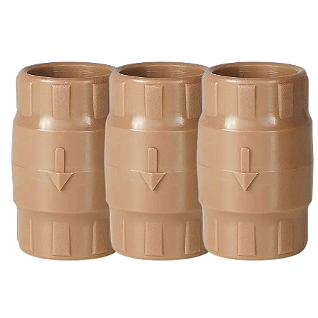 Kit 3un Válvula de Retenção Soldável Hidráulico 50mm Estrela