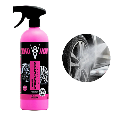 Limpador Automotivo Desengraxante Rodas Motor V8 800ml Sanol