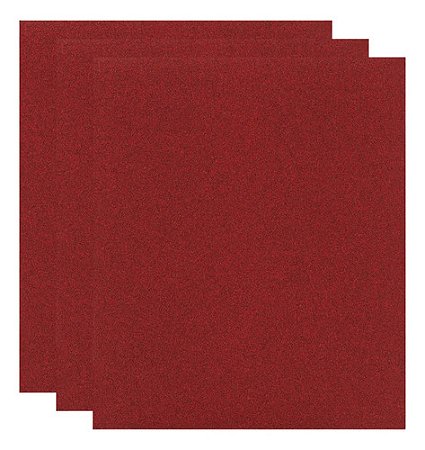 Kit 3und Folhas de Lixa Massa Gesso Parede G120 Ms-230 Cortag