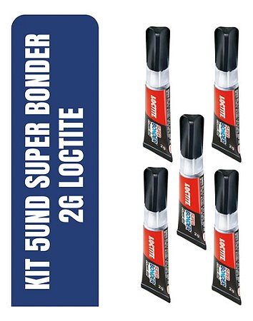 Kit 5und Super Bonder Power Flex Gel 2g Loctite Henkel